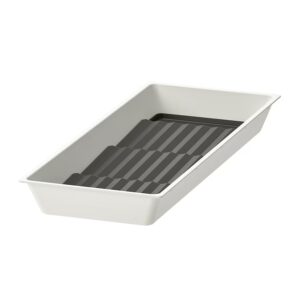 قفسه ادویه داخل کابینت ایکیا UPPDATERA سفید/نوک مدادی/نوک مدادی 20x50 سانت زردان