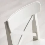 قیمت صندلی بار ایکیا مدل INGOLF سفید/ همراه با پشتی