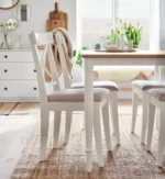 قیمت صندلی کفی دار ایکیا مدل INGOLF سفید