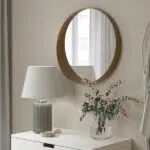آینه ایکیا STOCKHOLM با روکش چوب گردو