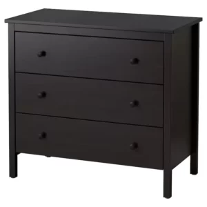 دراور سه کشو ایکیا KOPPANG قهوه ای-مشکی