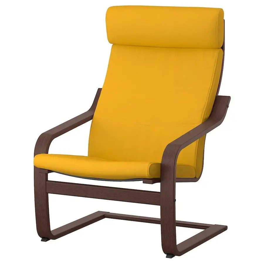 صندلی راحتی زرد ایکیا POANG