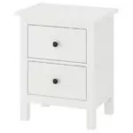 دراور دو کشویی سفید ایکیا HEMNES