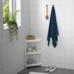 خرید شلف کنج دیوار ایکیا مدل VESKEN سفید/ ابعاد ۷۱*۳۳*۳۳ سانتی‌متر