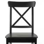 انواع صندلی ایکیا مدل INGOLF قهوه‌ای - مشکی