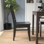 صندلی بدون کفی ایکیا مدل INGOLF قهوه‌ای - مشکی