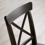 مقایسه صندلی ایکیا مدل INGOLF قهوه‌ای - مشکی