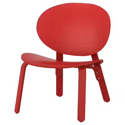 صندلی راحتی قرمز ایکیا FROSET / زردان