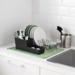 آبگیر ظروف کنار سینک ایکیا رنگ سبز مدل NYSKOLJD/ پلی استر