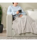 شال مبل 120X160 بژ ایکیا HOLMVI / زردان