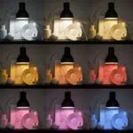 لامپ رنگی همراه با ریموت ایکیا TRADFRI در چند رنگ متفاوت