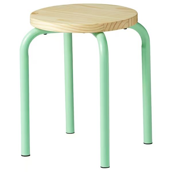 چهارپایه چوبی ایکیا DOMSTEN سبز فروشگاه زردان