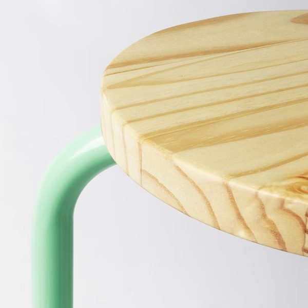 چهارپایه چوبی ایکیا DOMSTEN سبز زردان