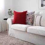 کاور کوسن ایکیا SANELA قرمز فروشگاه اینترنتی زردان