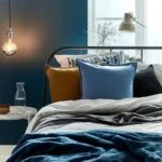 کاور کوسن آبی روشن ایکیا GURLI سایز 50x50 / ایکیا دبی فروشگاه آنلاین