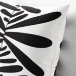 کاور کوسن طرحدار ایکیا MAJSMOTT سفید/ مشکی / خرید اینترنتی