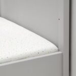 خرید اینترنتی ملحفه کشدار تشک کودک ایکیا DROMSLOTT طرح نقطه چند رنگ