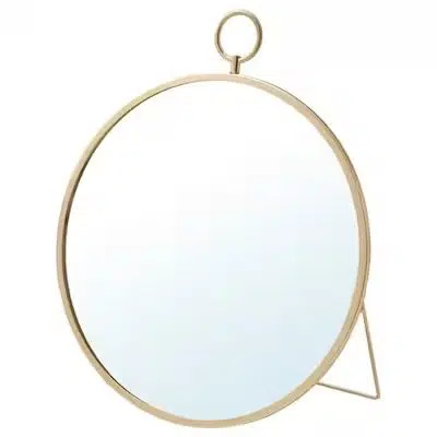 آینه ایکیا GRYTAS طلایی 25 سانتی متر