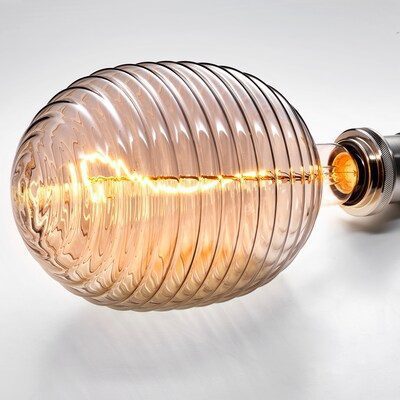 لامپ LED E27 ایکیا MOLNART حباب خاکستری