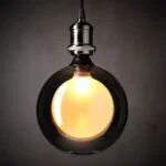 لامپ LED E27 ایکیا MOLNART حبابی شفاف خاکستری