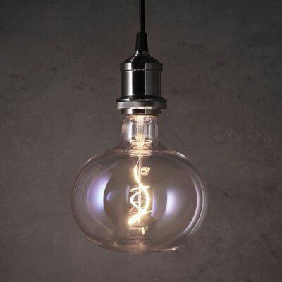 لامپ LED E27 ایکیا مدل MOLNART/ چند رنگ بیضی شکل/ قطر 150 میلی متر