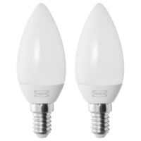 قیمت لامپ LED E14 250 ایکیا SOLHETTA بسته 2 عددی