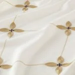 پرده گلدوزی‌شده ایکیا AROMATISK سفید 145x300 سانتی متر