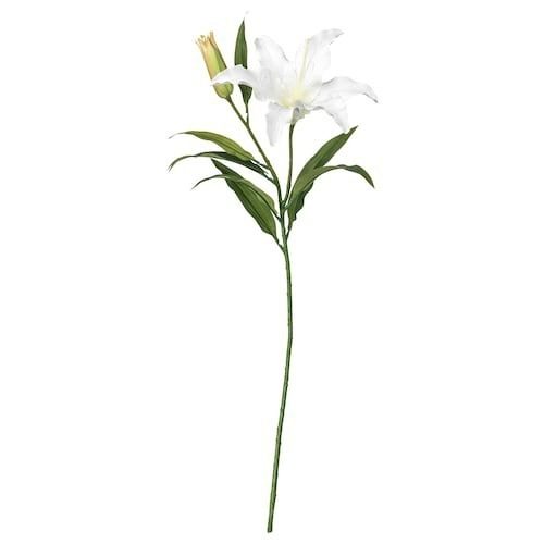 شاخه گل مصنوعی لیلیوم ایکیا SMYCKA رنگ سفید
