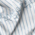 قیمت 1 جفت پرده پشت کراوات ایکیا GULSPARV راه‌راه آبی/سفید