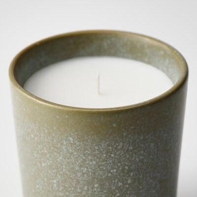 خرید آنلاین شمع معطر لیوانی ایکیا HEDERSAM بوی چمن تازه