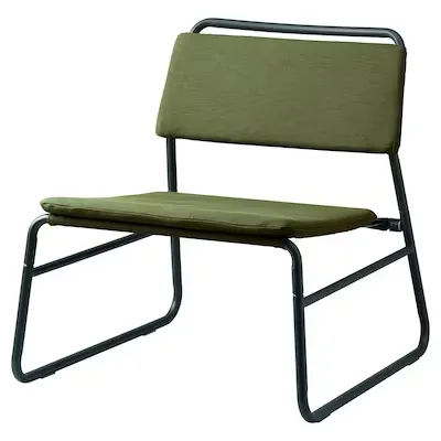صندلی راحتی ایکیا LINNEBACK سبز زیتونی