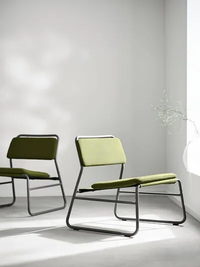 انواع مدل صندلی راحتی ایکیا LINNEBACK زیتونی