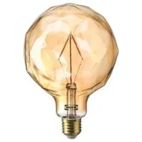لامپ LED E27 ایکیا MOLNART حباب قهوه‌ای