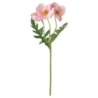 شاخه گل مصنوعی خشخاش صورتی ایکیا SMYCKA