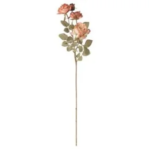 شاخه گل مصنوعی رز طلایی/قهوه‌ای ایکیا SMYCKA