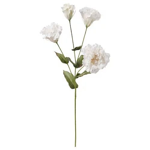 شاخه گل مصنوعی لیسیانتوس سفید ایکیا SMYCKA