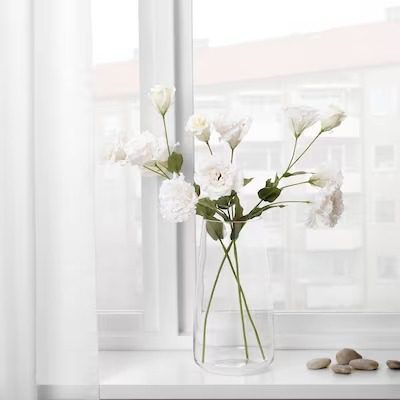 قیمت گل مصنوعی ایکیا SMYCKA لیسیانتوس سفید