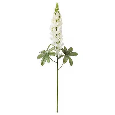 شاخه گل مصنوعی لوپین ایکیا SMYCKA رنگ سفید