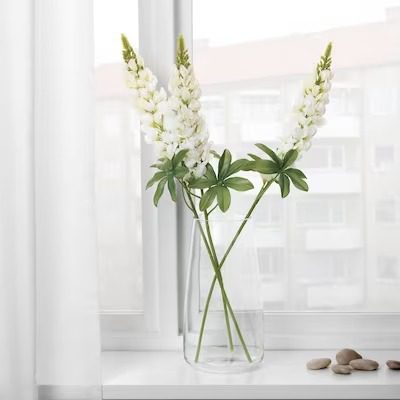 خرید آنلاین گل مصنوعی ایکیا SMYCKA لوپین سفید