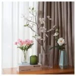 شاخه گل مصنوعی داگ وود ایکیا SMYCKA رنگ سفید طول 100