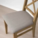 صندلی ناهار خوری کفی دار ایکیا مدل INGOLF رنگ چوب