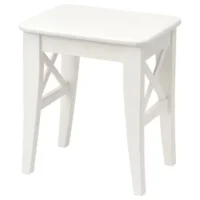 چهارپایه چوبی ایکیا INGOLF سفید