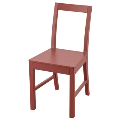 صندلی چوبی ناهارخوری ایکیا مدل PINNTORP رنگ قرمز