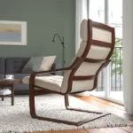 مشخصات صندلی راحتی POANG ایکیا مدل قهوه‌ای/ بژ گونارد