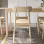 صندلی بدون رنگ ایکیا مدل RONNINGE چوب توس