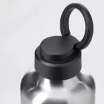 قیمت بطری آب ایکیا مدل ENKELSPARIG استیل ضدزنگ، درب مشکی/ ۰.۷ لیتر