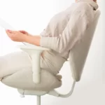 صندلی ایکیا مدل HATTEFJALL با روکش گونارد بژ/ سفید