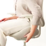 صندلی اداری قابل تنظیم ایکیا مدل HATTEFJALL با روکش گونارد بژ/ سفید