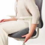 خرید آنلاین صندلی اداری ایکیا مدل HATTEFJALL با روکش گونارد خاکستری متوسط