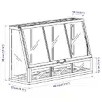 ابعاد گلخانه سفید ایکیا AKERBAR